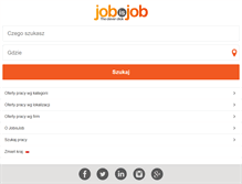 Tablet Screenshot of jobisjob.pl