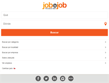 Tablet Screenshot of jobisjob.cl
