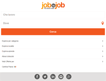 Tablet Screenshot of jobisjob.it