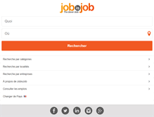 Tablet Screenshot of jobisjob.fr