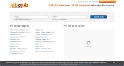 Desktop Screenshot of jobisjob.com