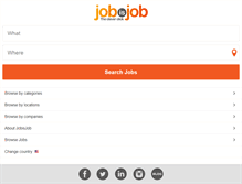 Tablet Screenshot of jobisjob.com