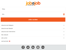 Tablet Screenshot of jobisjob.ch