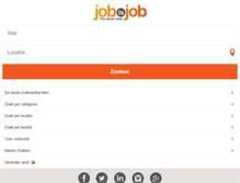 Tablet Screenshot of jobisjob.nl