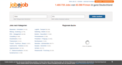 Desktop Screenshot of jobisjob.de